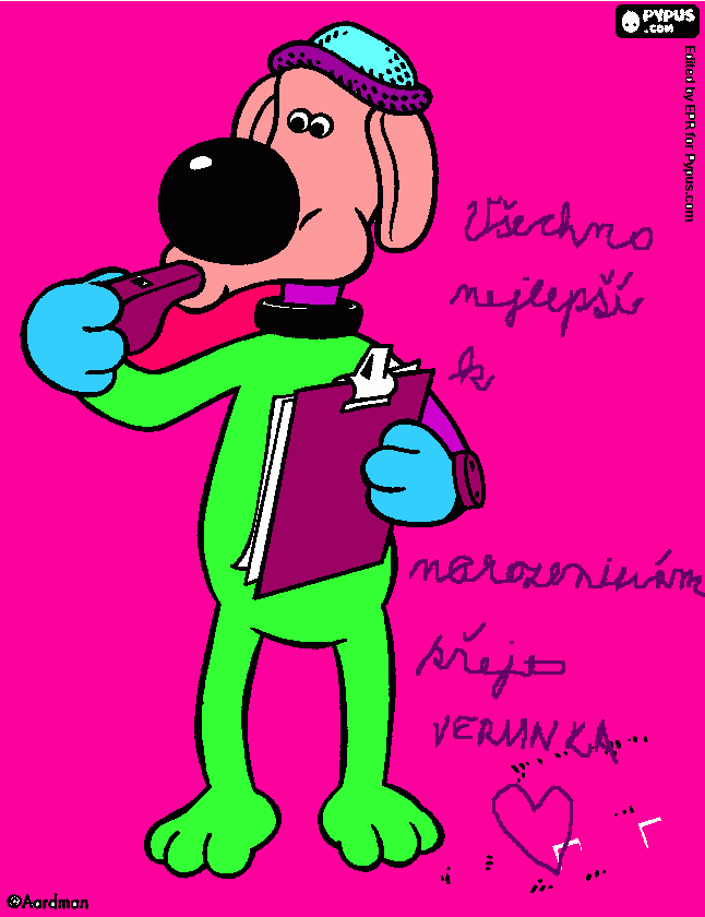 Omalovánka Veronika