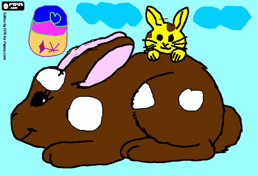 Omalovánka Veselá  veľká noc