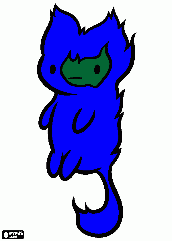 Omalovánka vevericka