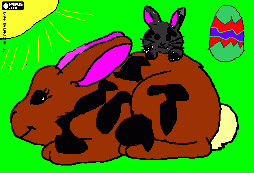 Omalovánka veľká noc