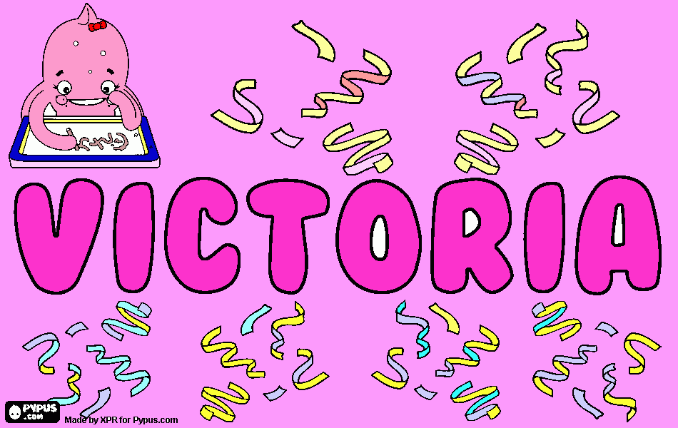 Omalovánka Victoria
