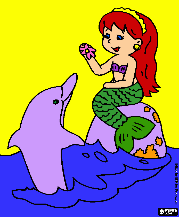 Omalovánka vila morska