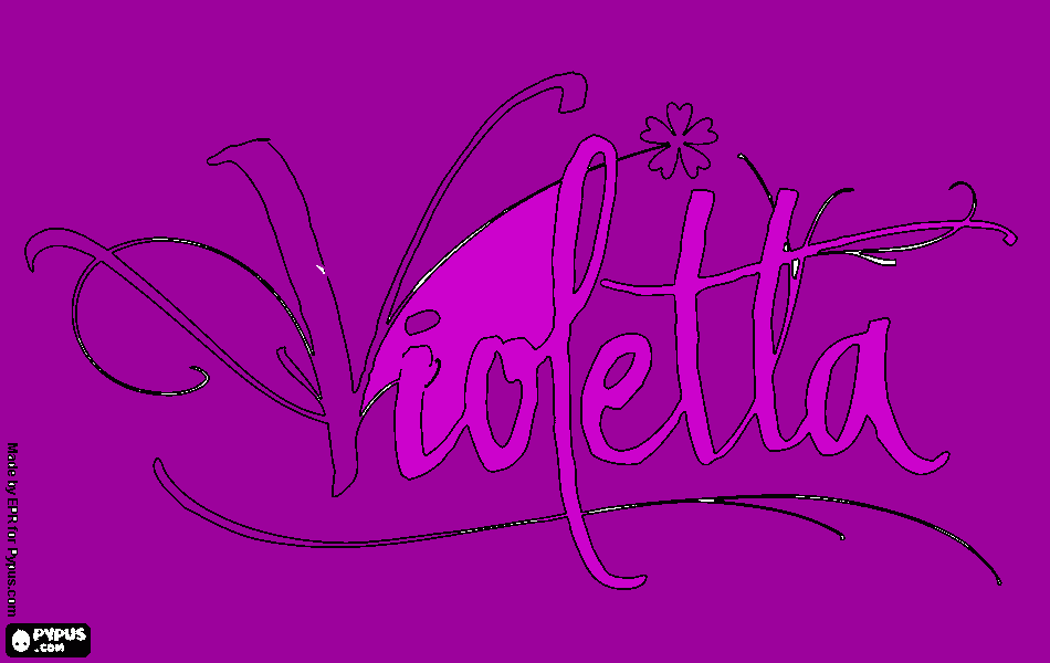 Omalovánka violetta je uzasna