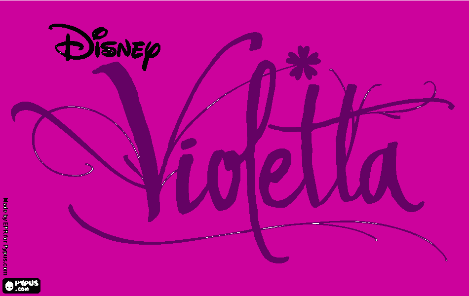 Omalovánka Violetta logo
