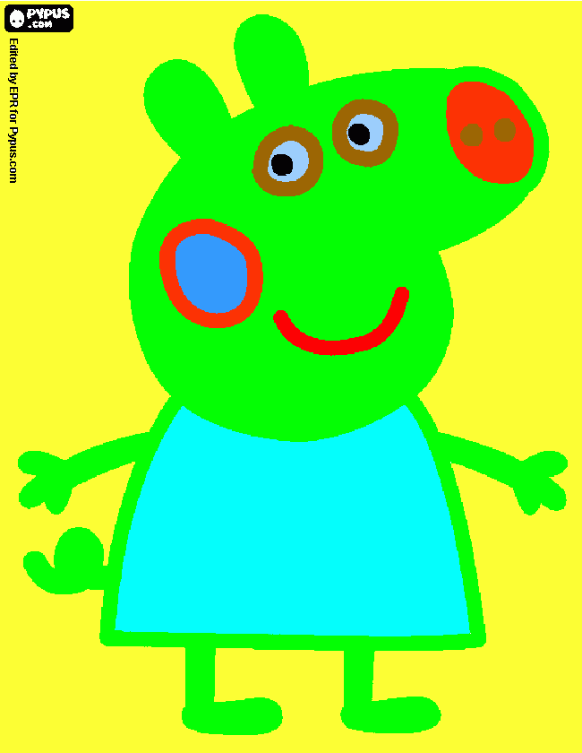 Omalovánka Vodník Peppina