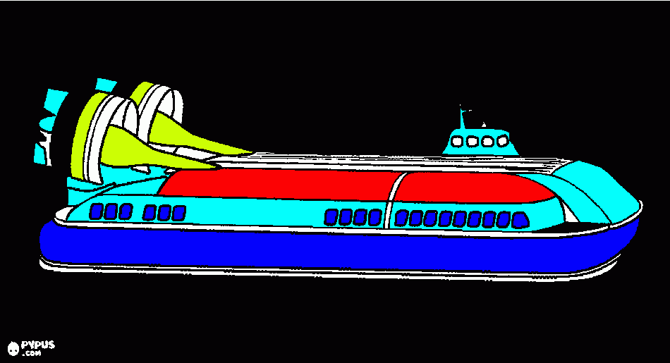 Omalovánka Vznášedlo