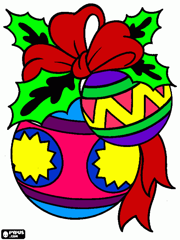 Omalovánka vánoční obroba