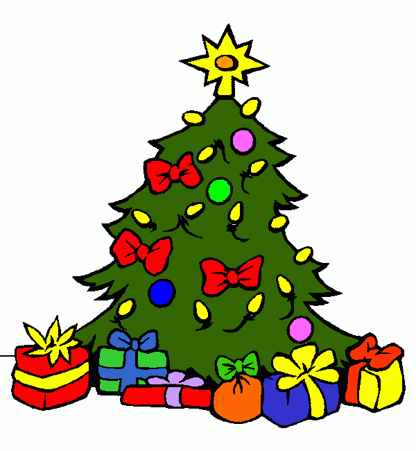 Omalovánka Vánoční stromek II