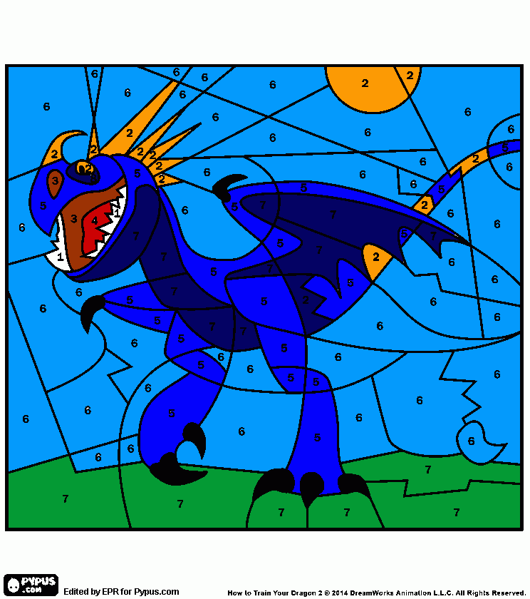 Omalovánka víchrica