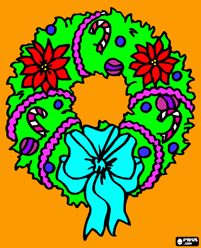 Omalovánka Věneček