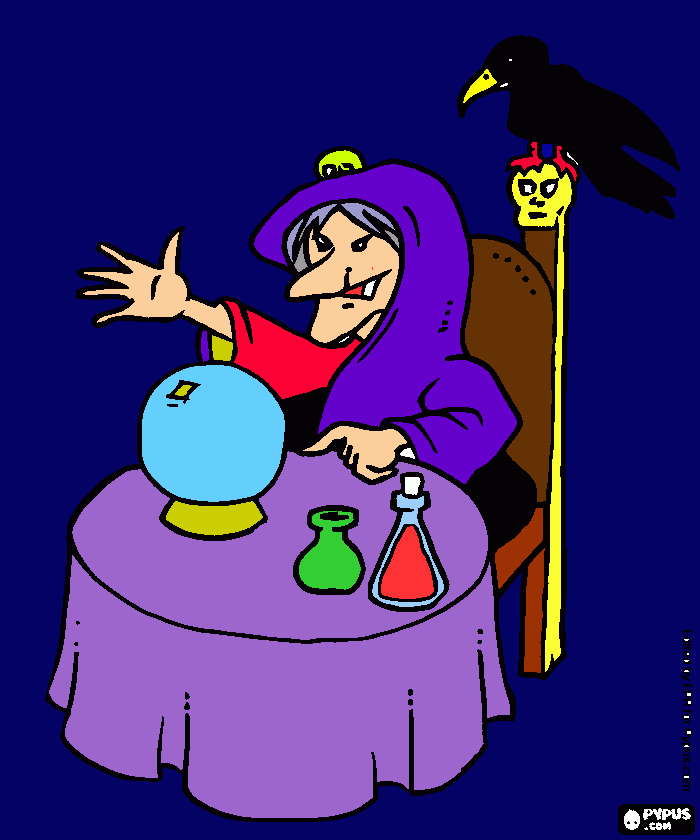 Omalovánka Věštkyně