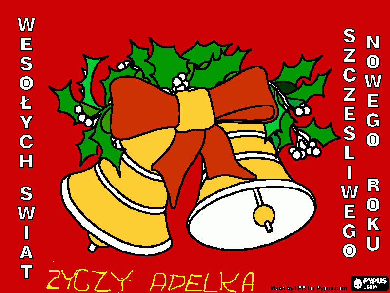 Omalovánka Wesolych Swiat