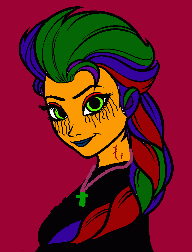 Omalovánka WTF Elsa?