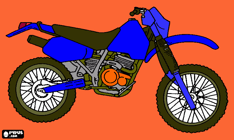 Omalovánka Yamaha :o)