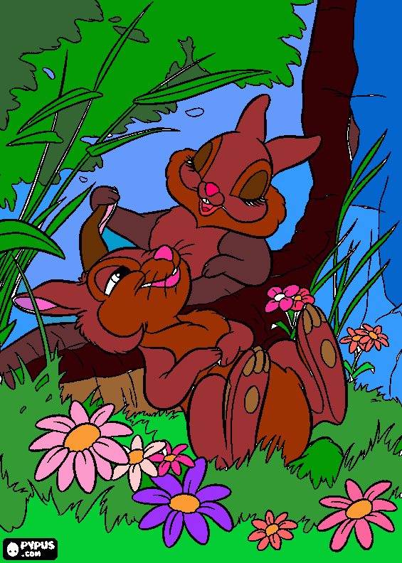 Omalovánka zajkovia