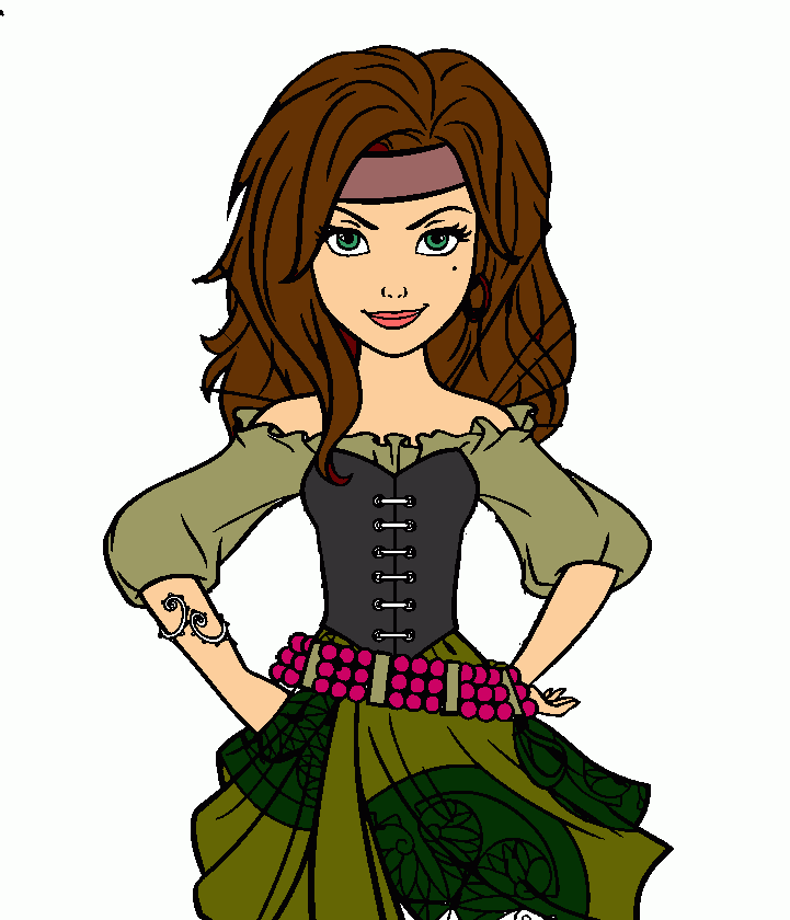 Omalovánka Zarina, královna pirátú