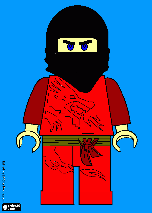 Omalovánka zloduch převlečený za policistu