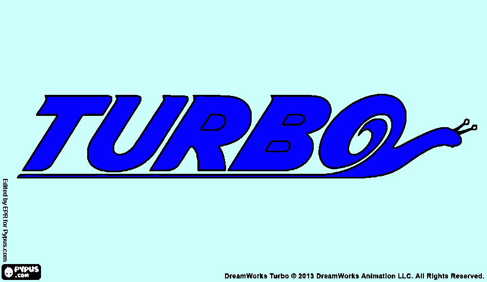 Omalovánka Znak šnečích závoďáků