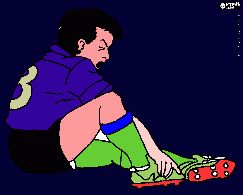 Omalovánka zranění