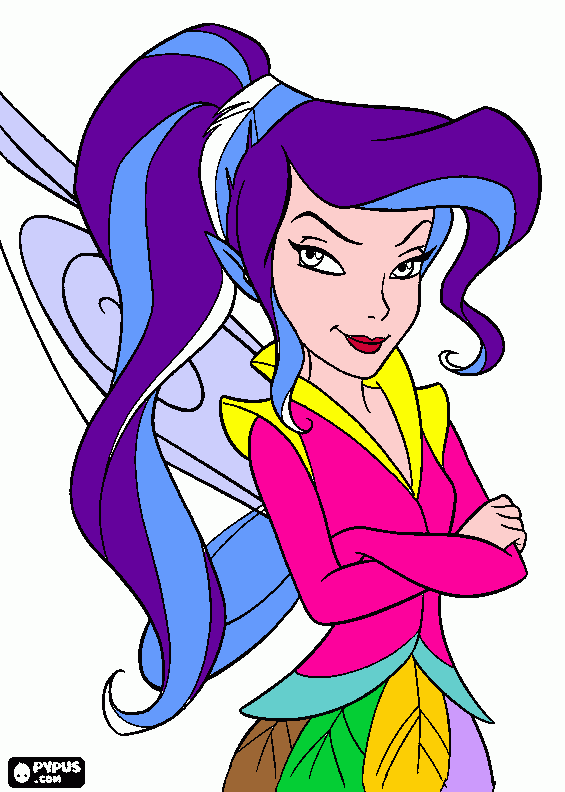 Omalovánka Zuzančina víla