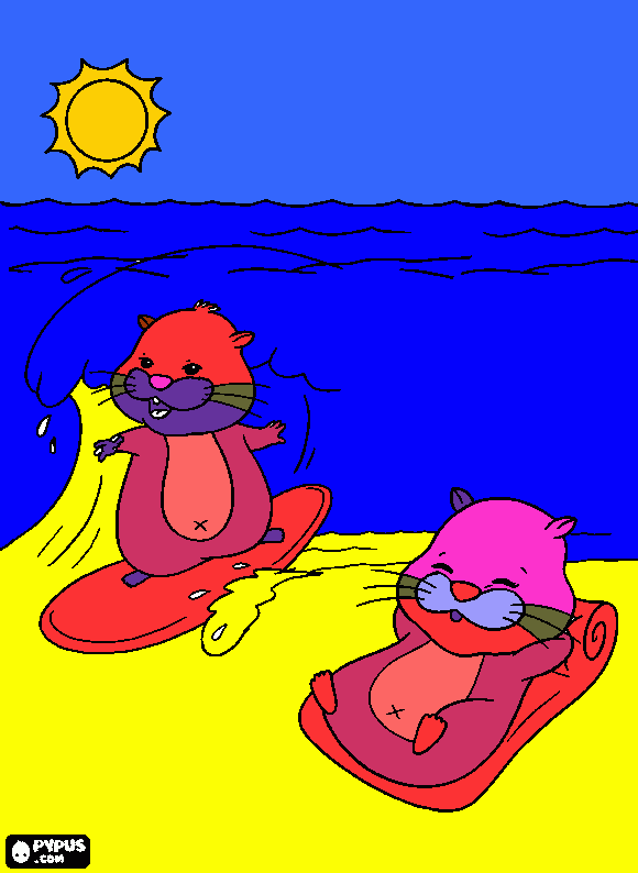 Omalovánka zuzu křečci