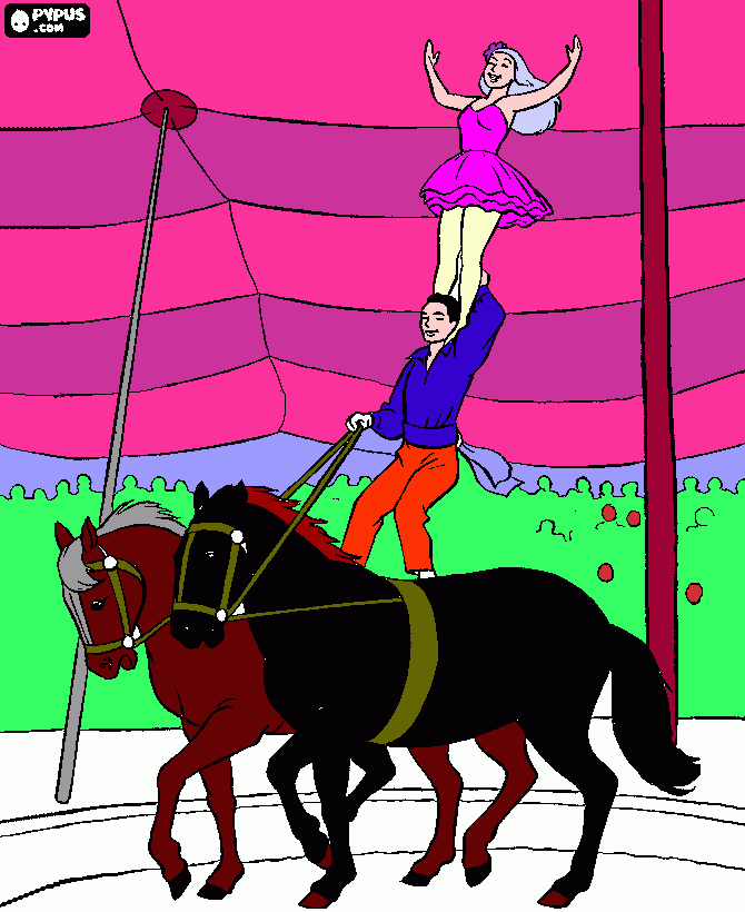 Omalovánka Zuzčin cirkus