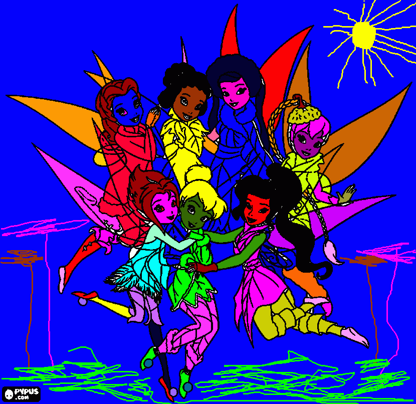 Omalovánka zvonilka a kámošky