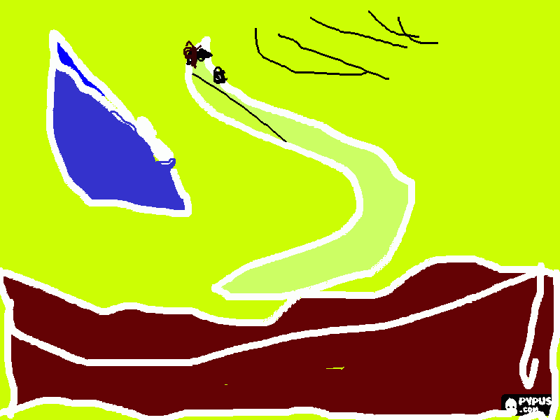 Omalovánka zívající žížala