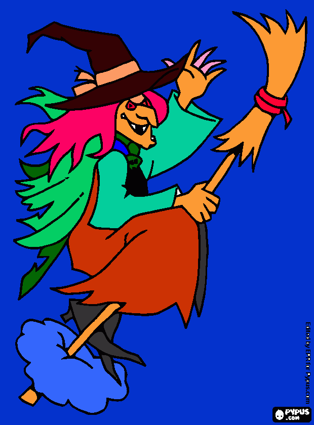 Omalovánka Čerodejnice