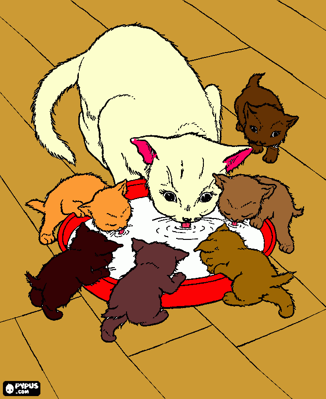 Omalovánka Čiči rodinka