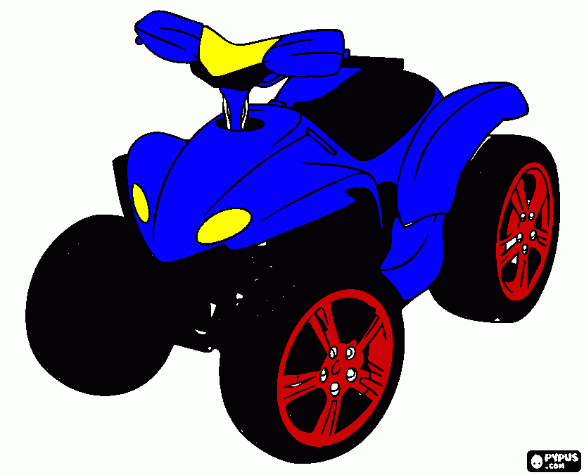 Omalovánka čtyřkola