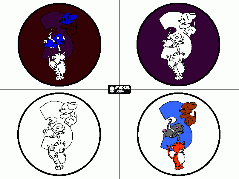 Omalovánka číslo tri