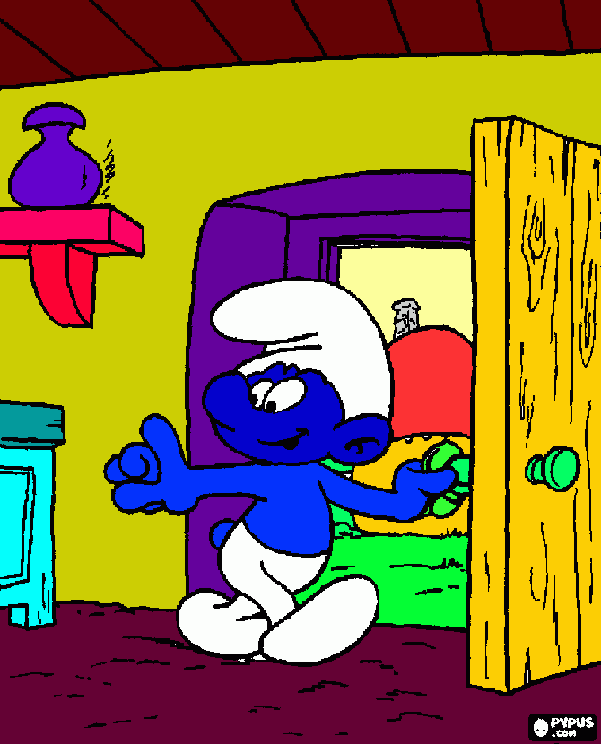 Omalovánka Šmoulíček for you