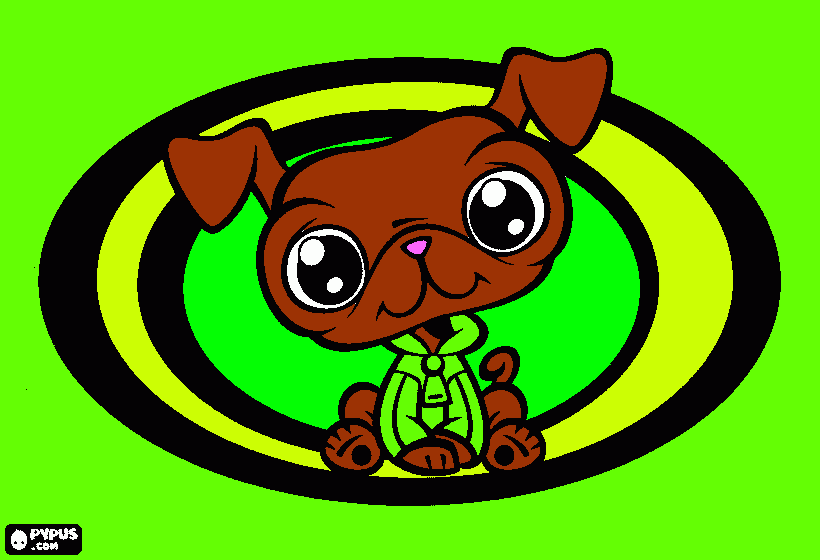 Omalovánka Štěně