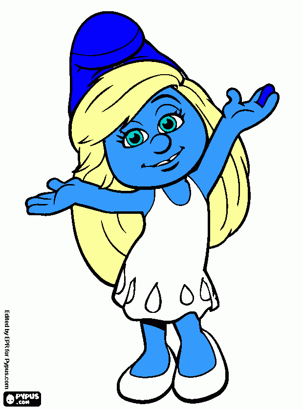 Omalovánka šmolinka