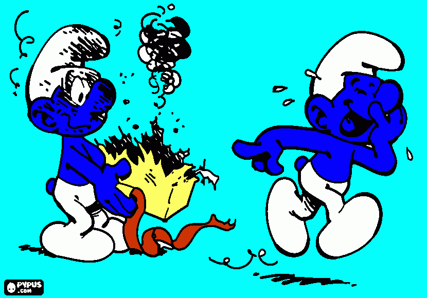 Omalovánka šmolkovia