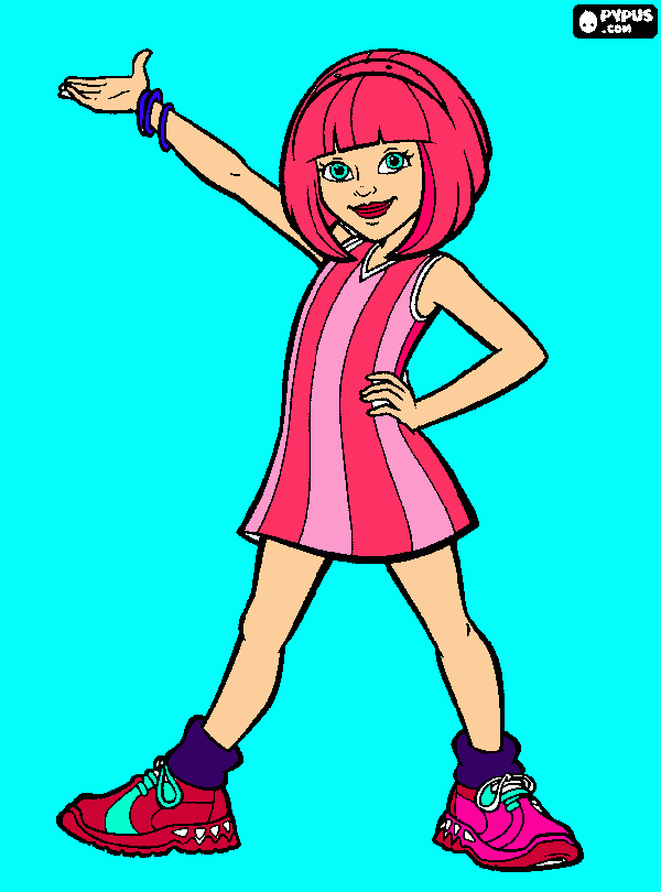 Omalovánka ženetka