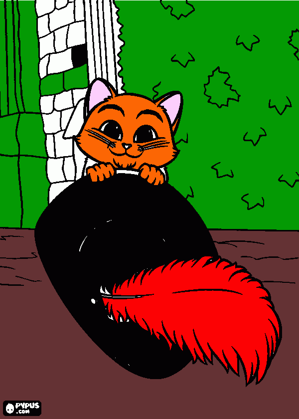 Omalovánka ♥kocourek♥